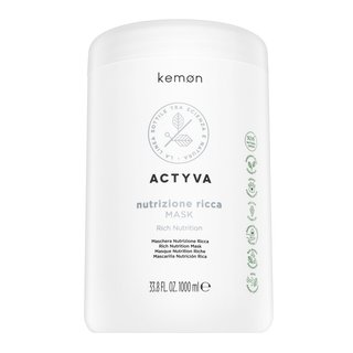 Kemon Actyva Nutrizione Rich Mask mască hrănitoare pentru păr foarte uscat 1000 ml
