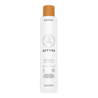 Kemon Actyva Purezza Shampoo șampon pentru curățare profundă anti matreata pentru par normal cu tendinta de ingrasare 250 ml