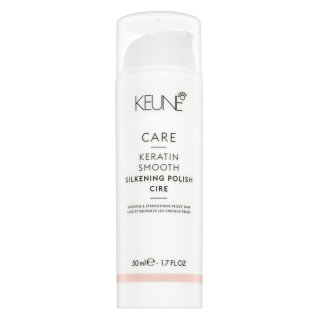 Keune Care Keratin Smooth Silkening Polish Cire cremă pentru styling pentru netezirea și strălucirea părului 50 ml