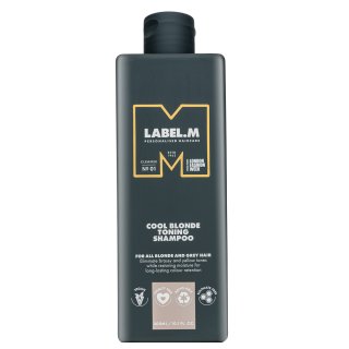 Label.M Cool Blonde Toning Shampoo șampon nuanțator pentru păr blond platinat si grizonat 300 ml