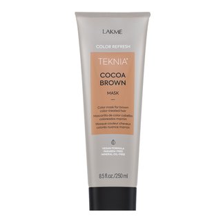 Lakmé Teknia Color Refresh Cocoa Brown Mask mască hrănitoare cu pigmenți colorați pentru păr castaniu 250 ml