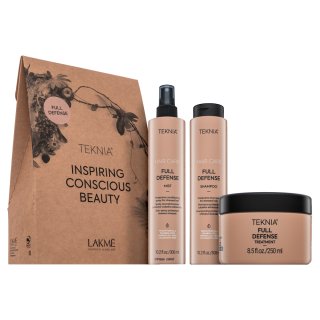 Lakmé Teknia Full Defense Pack set pentru protecția și strălucirea părului 300 ml + 300 ml + 250 ml