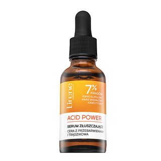 Lirene acid power serum exfoliating skin with discoloration and acne serum cu efect exfoliant pentru o piele mai luminoasa pentru piele problematică 30 ml