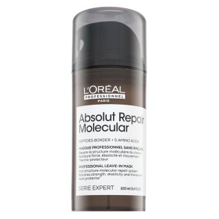 L´Oréal Professionnel Série Expert Absolut Repair Molecular Professional Leave-in Mask mască fără clătire pentru păr deteriorat 100 ml
