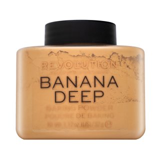 Makeup Revolution Baking Powder pudră pentru o piele luminoasă și uniformă Banana Deep 32 g