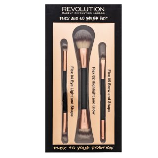 Makeup Revolution Flex & Go Brush Set set perii machiaj