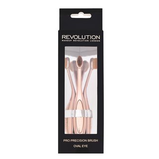 Makeup Revolution Pro Precision Brush Oval Eye pensulă pentru aplicarea fardului de ochi