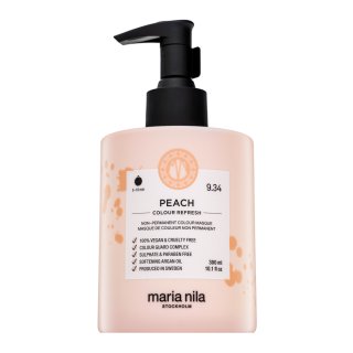 Maria Nila Colour Refresh mască hrănitoare cu pigmenți colorați Peach 300 ml