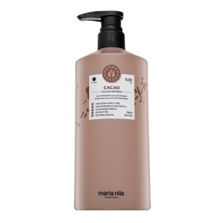 Maria Nila Colour Refresh masca hranitoare cu pigmenti colorati pentru a revigora nuantele deschise si medii de saten Cacao 750 ml