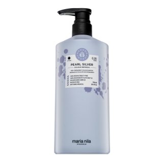 Maria Nila Colour Refresh mască hrănitoare cu pigmenți colorați pentru păr blond platinat si grizonat Pearl Silver 750 ml