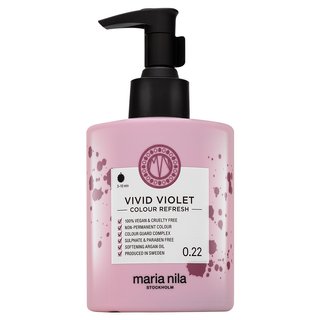 Maria Nila Colour Refresh masca hranitoare cu pigmenti colorati pentru par cu nuante de mov Vivid Violet 300 ml