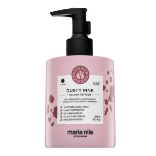 Maria Nila Colour Refresh masca hranitoare cu pigmenti colorati pentru par cu nuante de roz Dusty Pink 300 ml