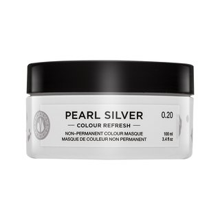 Maria Nila Colour Refresh mască hrănitoare fără pigmenți colorați pentru păr blond platinat si grizonat Pearl Silver 100 ml