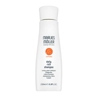 Marlies möller softness daily rich shampoo șampon de netezire pentru par indisciplinat si deteriorat 200 ml