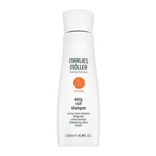 Marlies Möller Softness Daily Rich Shampoo șampon de netezire pentru par indisciplinat si deteriorat 200 ml