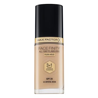 Max Factor Facefinity All Day Flawless Flexi-Hold 3in1 Primer Concealer Foundation SPF20 33 fond de ten lichid 30 ml