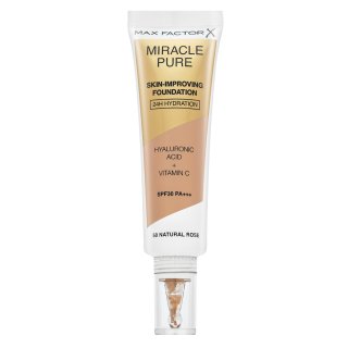 Max Factor Miracle Pure Skin 50 Natural Rose machiaj persistent cu efect de hidratare 30 ml