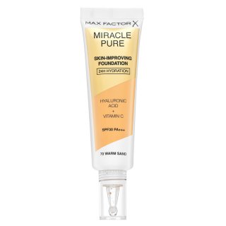 Max Factor Miracle Pure Skin-Improving Foundation machiaj persistent cu efect de hidratare 70 Warm Sand 30 ml