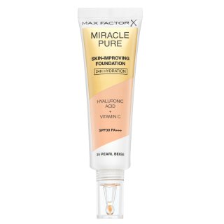 Max Factor Miracle Pure Skin machiaj persistent cu efect de hidratare 35 Pearl Beige 30 ml
