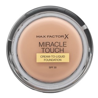 Max Factor Miracle Touch Cream-To-Liquid Foundation SPF30 - 35 Pearl Beige fond de ten lichid pentru o piele luminoasă și uniformă 11,5 g