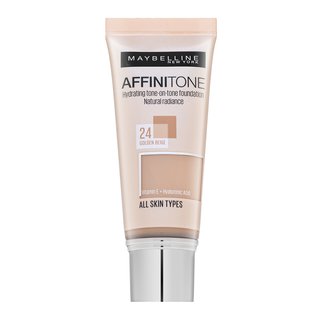 Maybelline affinitone 24 golden beige fond de ten lichid cu efect de hidratare 30 ml