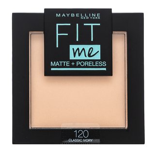 Maybelline Fit Me! Matte + Poreless Powder pudră cu efect matifiant 120 Classic Ivory 9 g