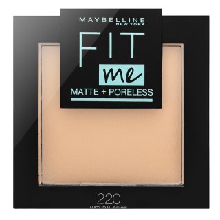 Maybelline Fit Me! Matte + Poreless Powder pudră cu efect matifiant 220 Natural Beige 9 g