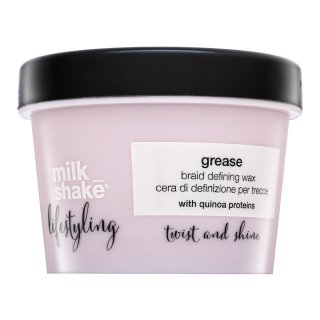 Milk_shake lifestyling grease braid defining wax cremă de netezire pentru a crea împletituri perfecte 100 ml