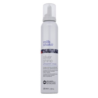 Milk_Shake Silver Shine Whipped Cream balsam fără clatire pentru păr blond platinat si grizonat 200 ml