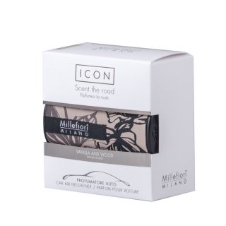 Icon Car Air Freshener Vanilla & Wood Textil Floral