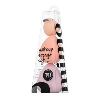 Mimo makeup blender sponge pastel 3 pcs set burete pentru make-up - set