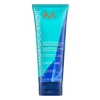 Moroccanoil Color Care Blonde Perfecting Purple Shampoo sampon neutralizant pentru par blond 200 ml