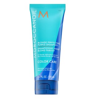 Moroccanoil Color Care Blonde Perfecting Purple Shampoo sampon neutralizant pentru păr blond 70 ml