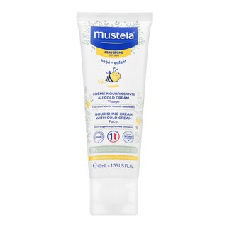 Mustela Dětský vyživující krém na obličej se včelím voskem pro suchou pleť (Nourishing Face Cream with Cold Cream) 40 ml