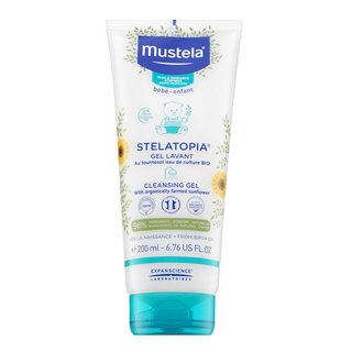 Mustela Bébé Stelatopia gel de curățare și hrănire Cleansing Gel 200 ml