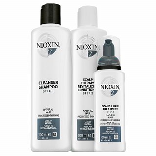Nioxin System 2 Loyalty Kit set impotriva căderii părului 300 ml + 300 ml + 100 ml