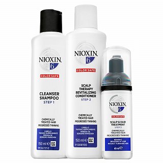 Nioxin System 6 Trial Kit set pentru par subtire 150 ml + 150 ml + 40 ml