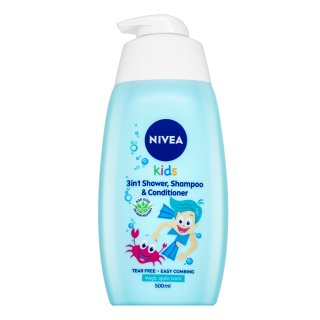 Nivea Kids 3v1 Shower & Shampoo & Conditioner șampon, balsam și un gel de duș pentru copii Boy 500 ml
