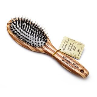 Olivia Garden Healthy Hair Bamboo Brush Ionic Combo Paddle HH-P6 perie de păr cu peri de nailon și de mistreț