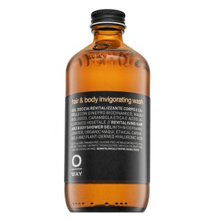 OWAY Hair & Body Invigorating Wash șampon și gel de duș 2 în 1 pentru regenerarea părului 240 ml