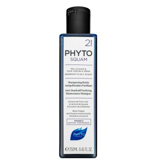 Phyto phytosquam anti-dandruff purifying maintenance shampoo sampon de curatare anti matreata pentru par normal cu tendinta de ingrasare 250 ml