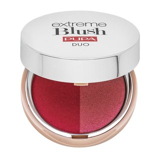 Pupa Extreme Blush DUO 140 Radiant Flamingo - Glow Creamy fard de obraz sub forma de pudra 4 g