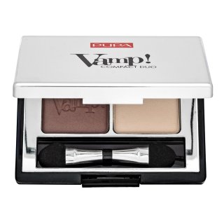 Pupa Vamp! Compact Duo Eyeshadow 006 Brown Vanilla paletă cu farduri de ochi 2,2 g