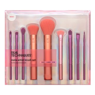 Real Techniques Insta Artist Brush Set set perii machiaj pentru față și ochi