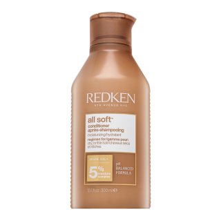 Redken all soft conditioner balsam pentru netezire pentru păr uscat si indisciplinat 300 ml