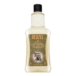 Reuzel 3-in-1 Tea Tree Shampoo șampon, balsam și un gel de duș 1000 ml