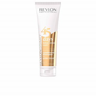 Revlon professional 45 days shampoo&conditioner golden blondes șampon și balsam pentru păr blond 275 ml