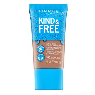 Rimmel london kind free moisturising skin tint foundation 400 fond de ten lichid pentru o piele luminoasă și uniformă 30 ml