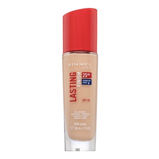 Rimmel london lasting finish 25hr spf20 full coverage lightweight foundation 070 fond de ten lichid pentru o piele luminoasă și uniformă 30 ml