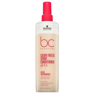 Schwarzkopf Professional BC Bonacure Color Freeze Spray Conditioner pH 4.5 Clean Performance balsam fără clatire pentru păr vopsit și cu șuvițe 400 ml